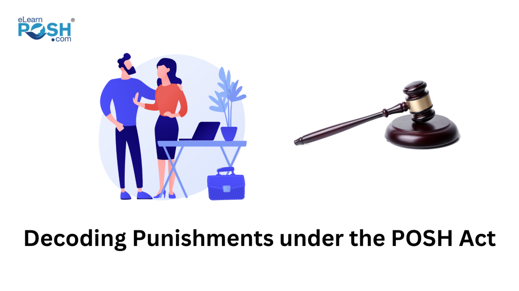 Punishments under POSH Law