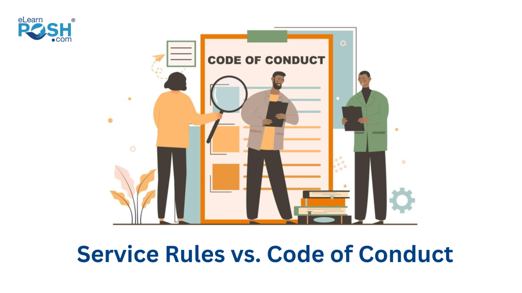 Service rules vs Code of conduct
